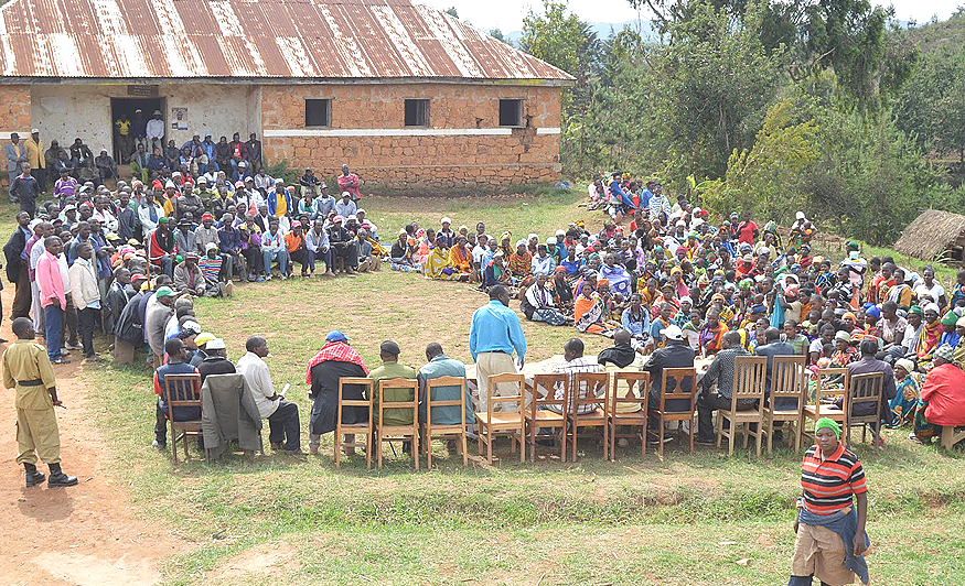 Kikao uhamasishaji wa Upandaji wa zao la Pareto Vijijini